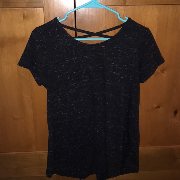 SO Tops - So Cross Back T-Shirt SO Tops - So Cross Back T-Shirt